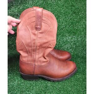 Tecovas The Bandera Cowboy Boots for Men Sz 10.5EE Brown Rodeo Leather Boots